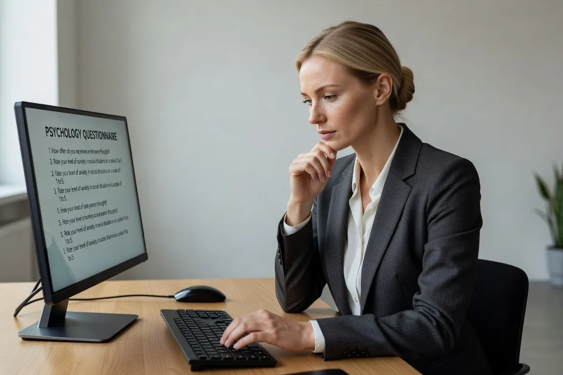 Test de personnalite Be2 questionnaire ordinateur