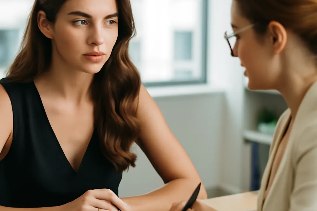 Consultation avec une avocate spécialisée en droit de la famille international après un déplacement d'enfant