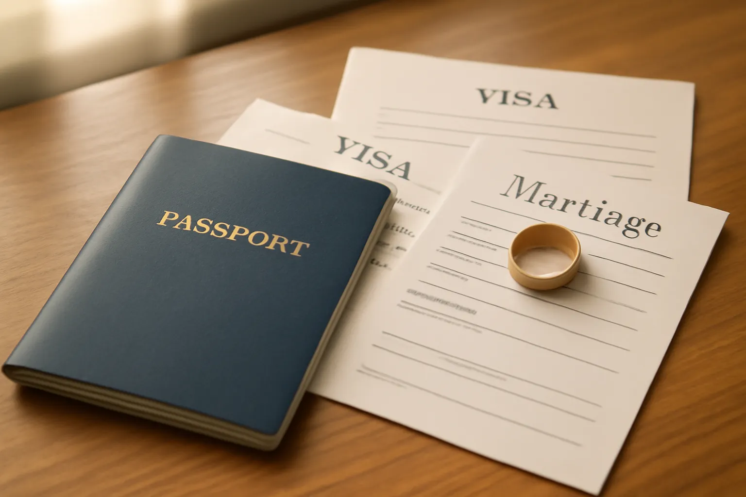 Documents administratifs pour visa conjoint