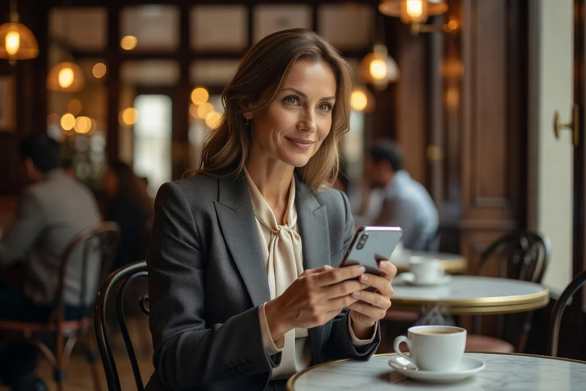 Application mobile eDarling en utilisation