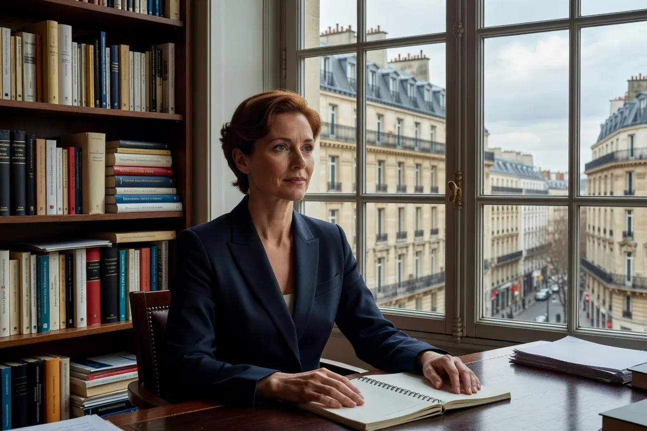 Anaïs Soulier, sociologue interculturelle spécialisée en couples mixtes, dans son bureau parisien